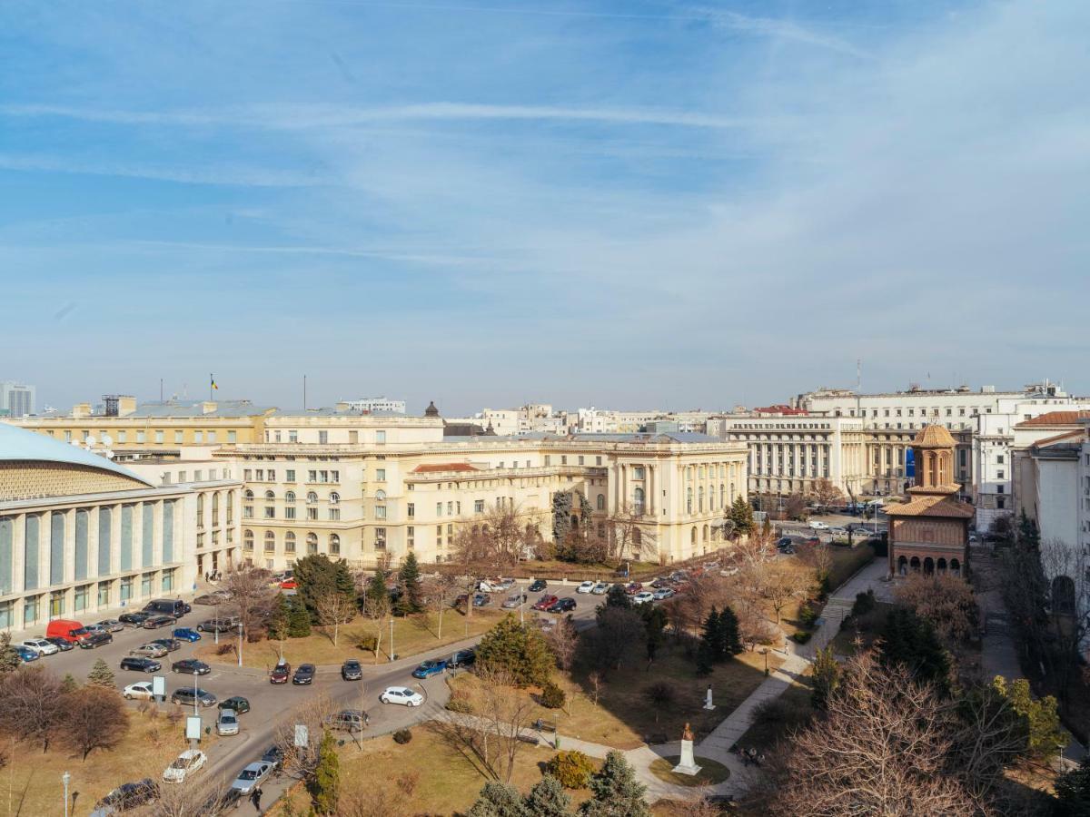 Parkview Apartment - Spectacular View & 2 Bedrooms Bukarest Exteriör bild